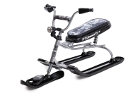 Snowdrive (СНД3) (Упак 1 шт) (Цвет рамы: Хром (Nika kids Millitary СНД3/М2); Цвет пласт.: Черный)