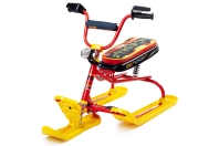 Snowdrive (СНД3) (Упак 1 шт) (Цвет рамы: Красный (СНД3/SD4 Nika Kids Snowdrive4); Цвет пласт.: Желтый)