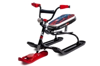 Snowdrive (СНД3) (Упак 1 шт) (Цвет рамы: Черный (СНД3/SD5 Nika Kids Snowdrive5); Цвет пласт.: Черный / Красный)