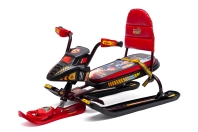 Snowpatrol (СНД2) (Упак 1 шт) (Цвет рамы: Бордовый (Робот СНД2/Р2); Цвет пласт.: Черный / Красный)