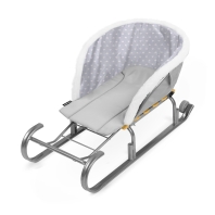 Сиденье для санок (СС2-3) (Цвет: Серый (СС2-3/С Сердечки))